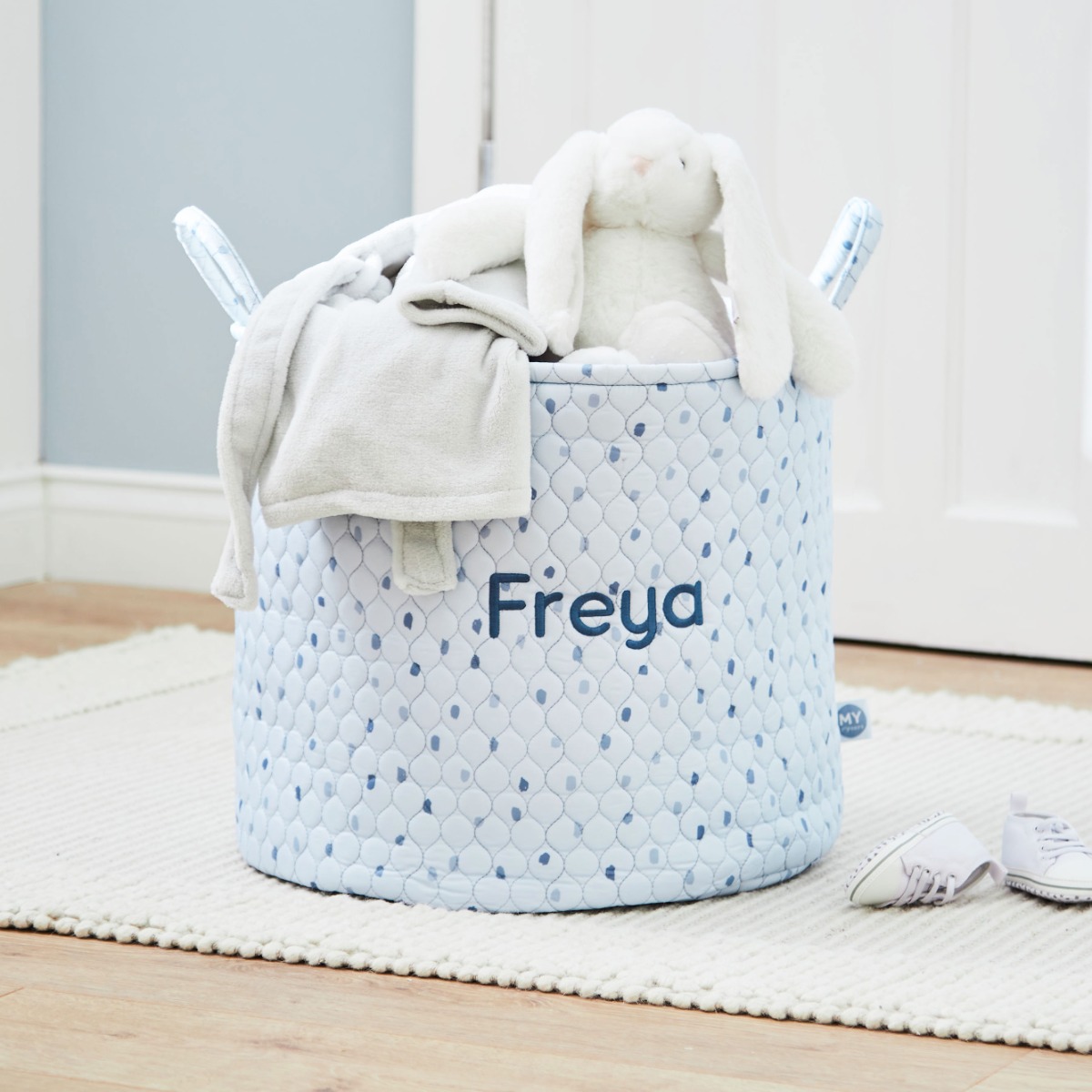 Personalised Large Polka Dot Storage Bag