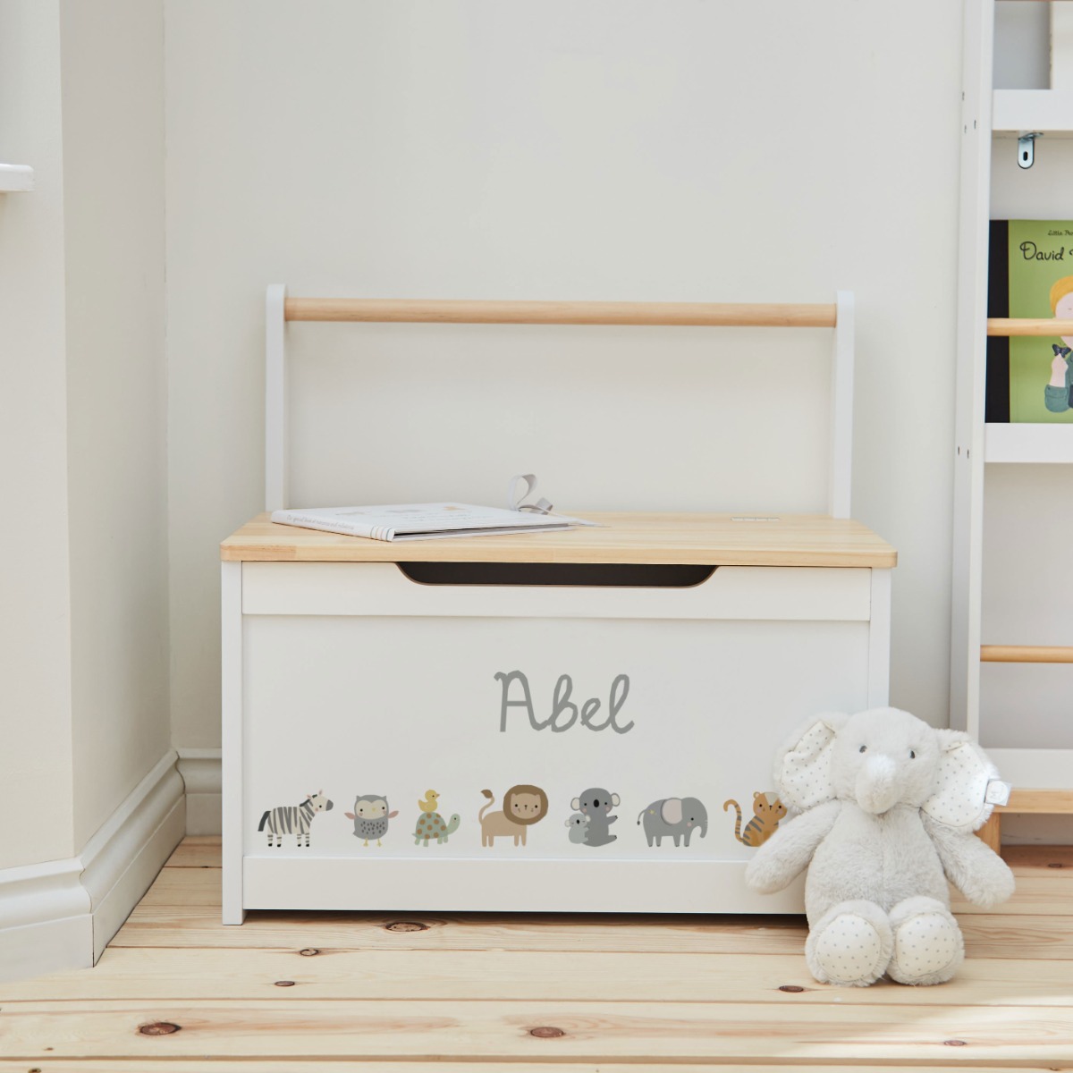 Personalised Born To Be Loved Toy Bench