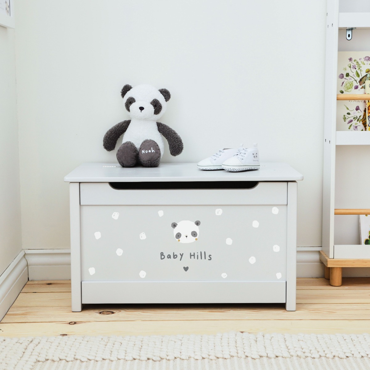 Personalised Panda Toy Box