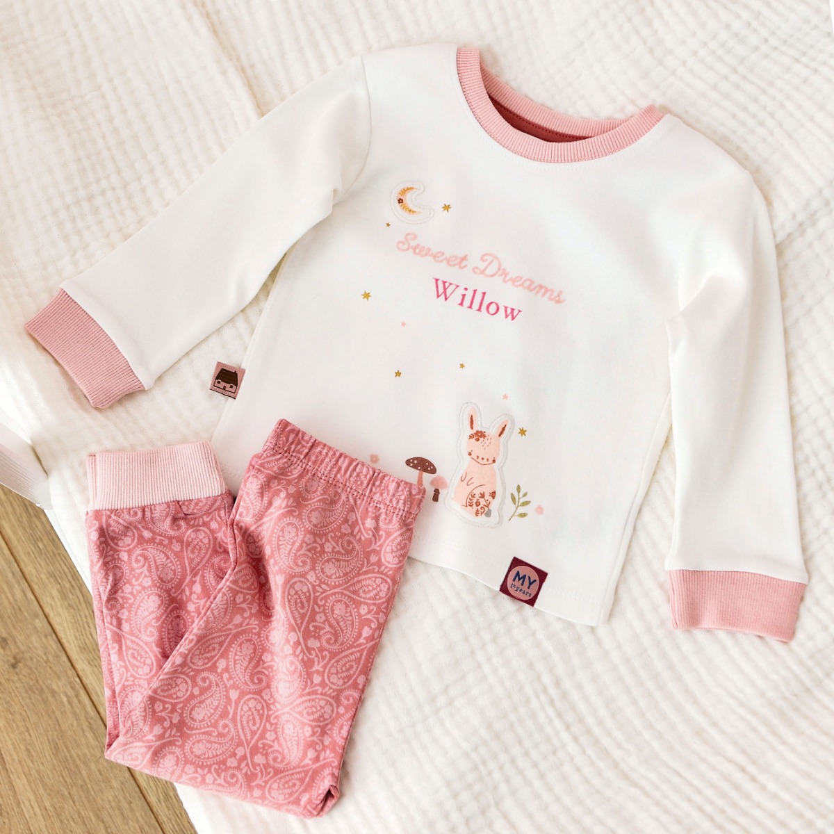 Personalised Sweet Dreams Jersey Pyjamas