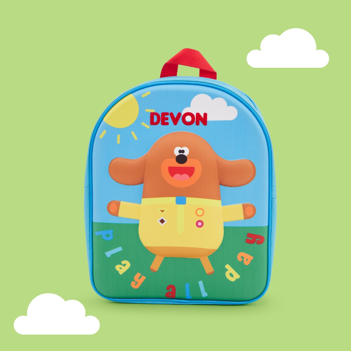 Personalised Hey Duggee Play All Day Backpack