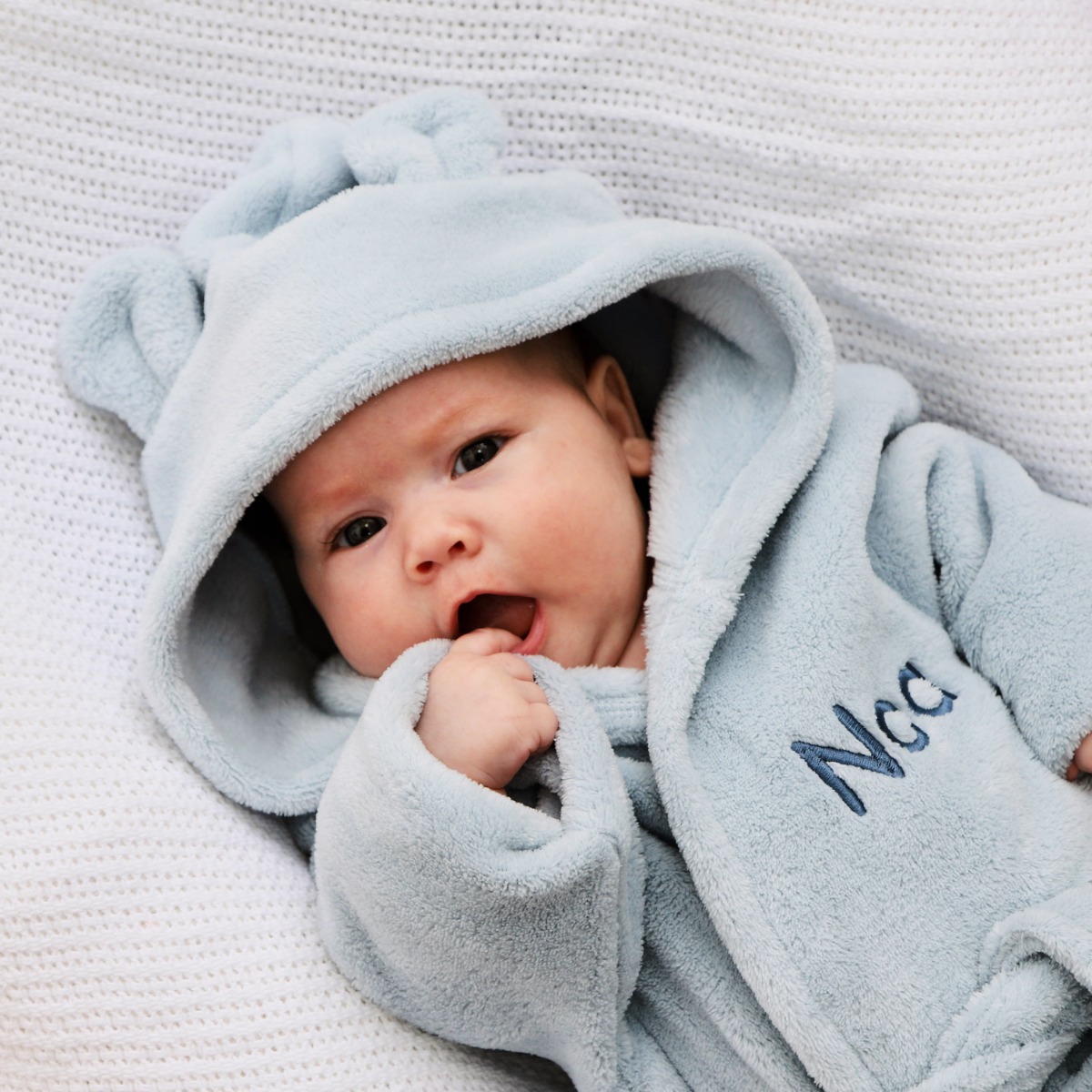 Personalised Hooded Fleece Robe