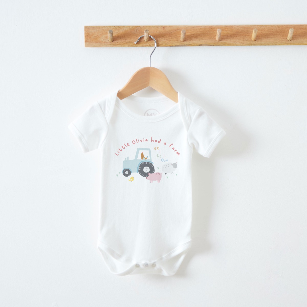 Personalised Farmyard Bodysuit