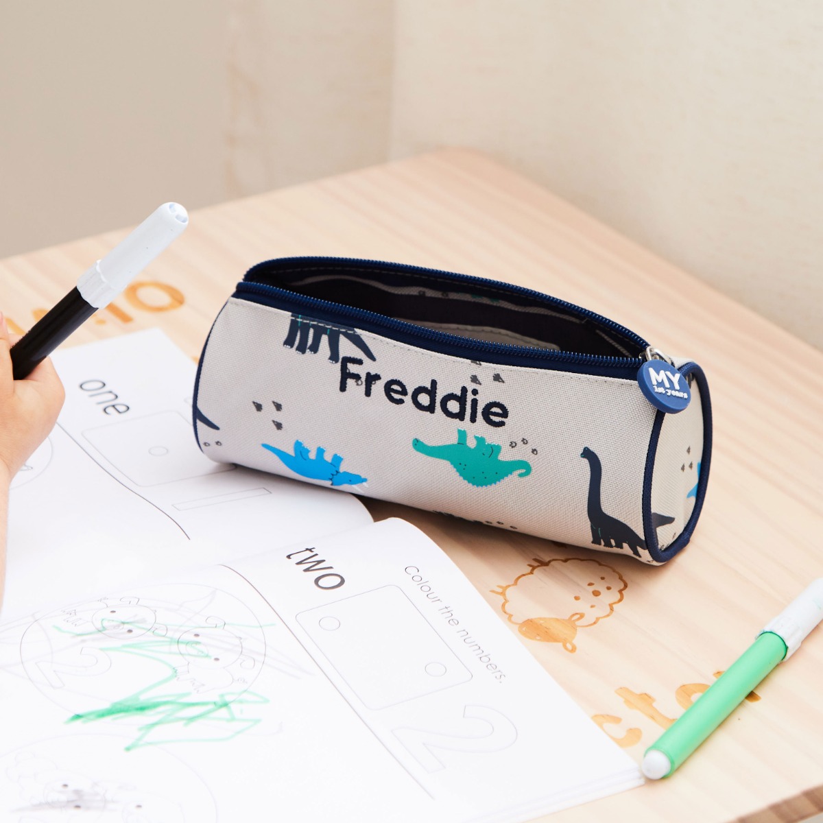 Personalised Dinosaur Pencil Case