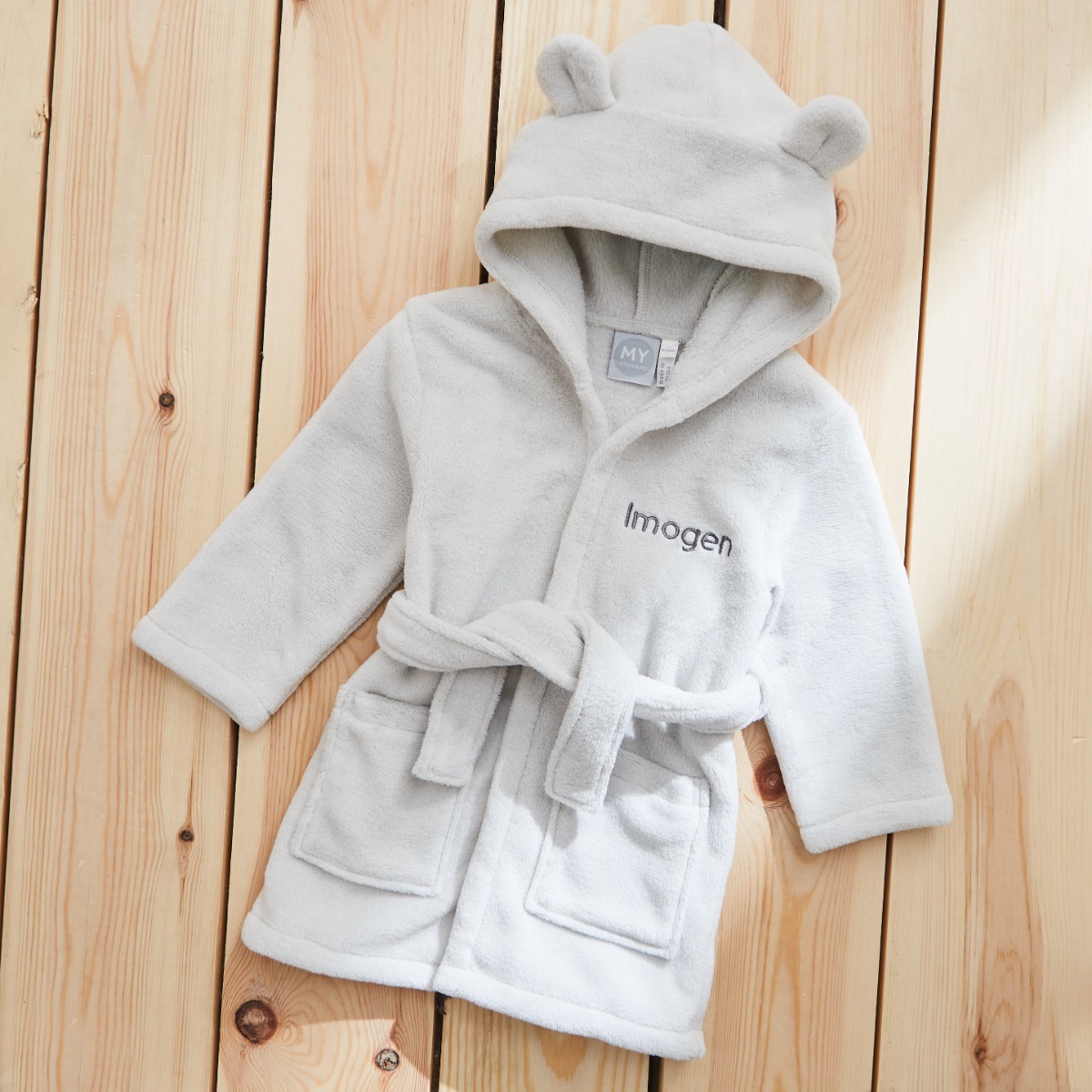 Personalised Hooded Fleece Robe