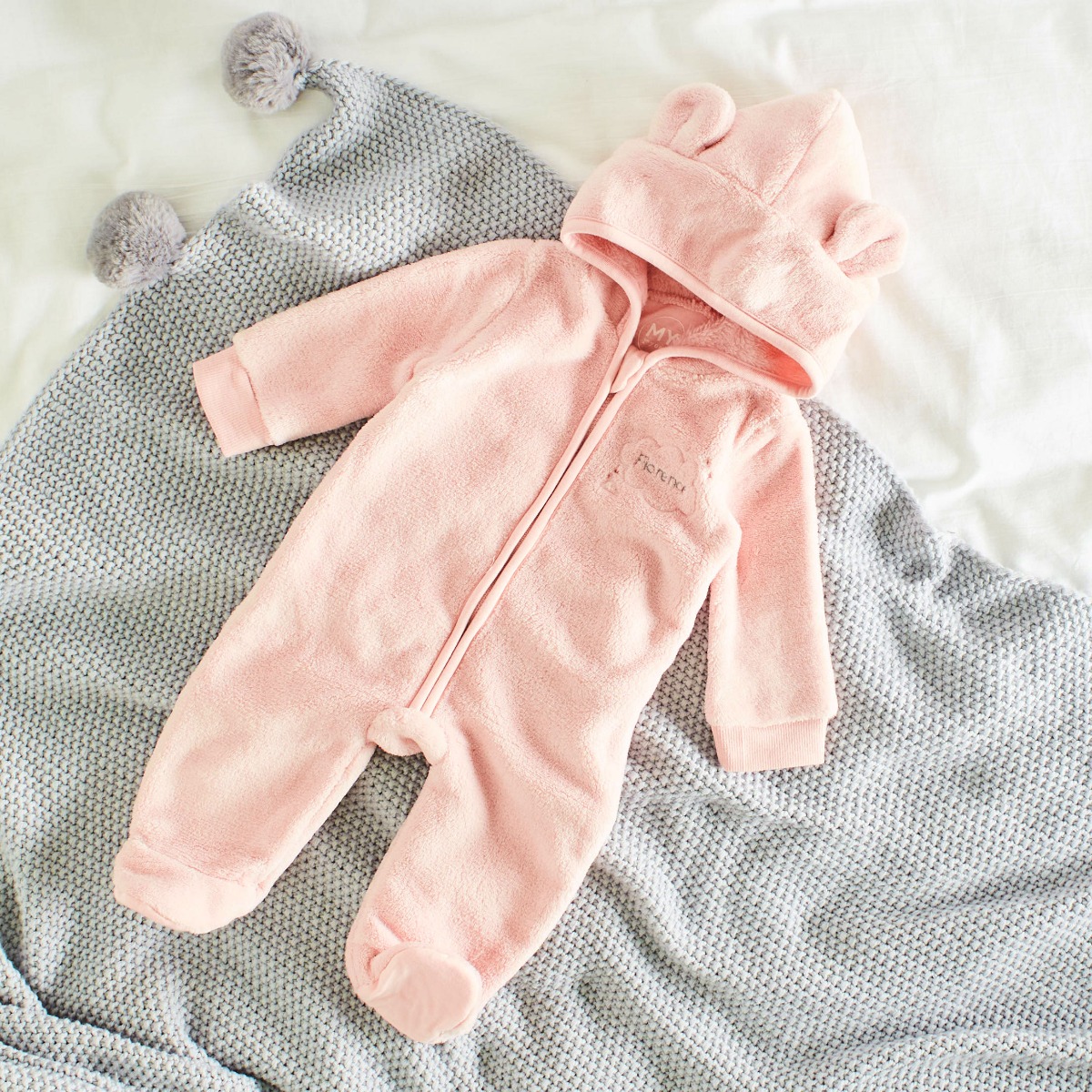 Personalised Cloud Design Fleece Onesie