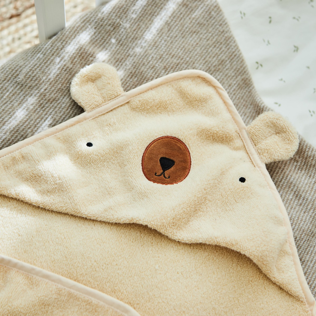 Personalised Teddy Bear Hooded Towel