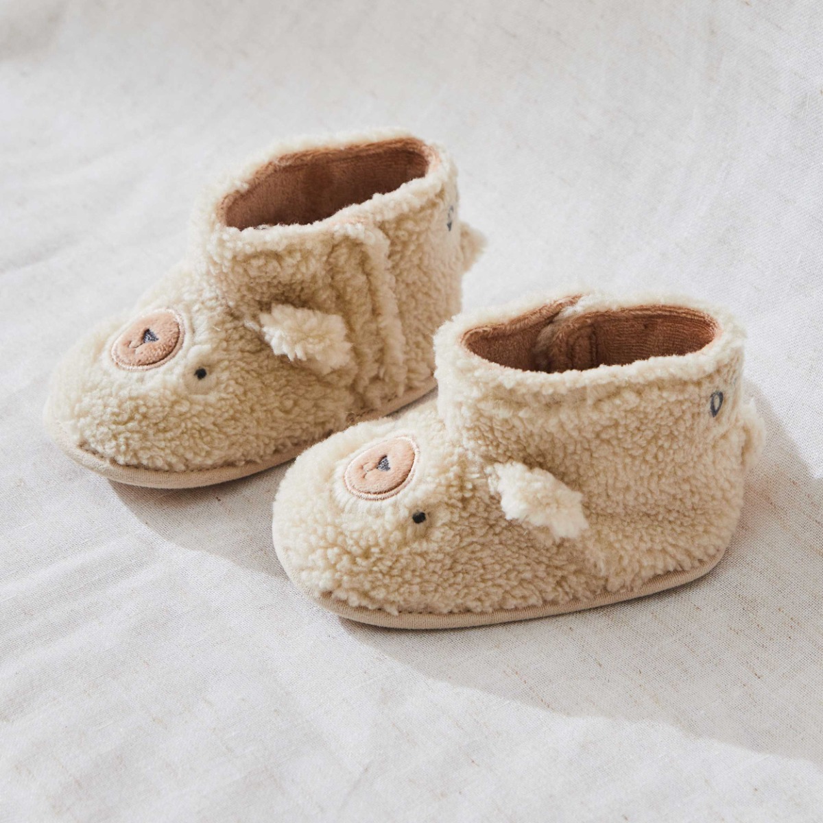 Personalised Brown Bear Borg Booties