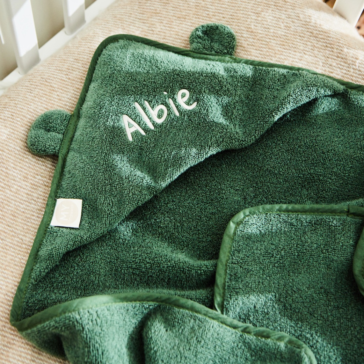 Personalised Forest Hooded Towel