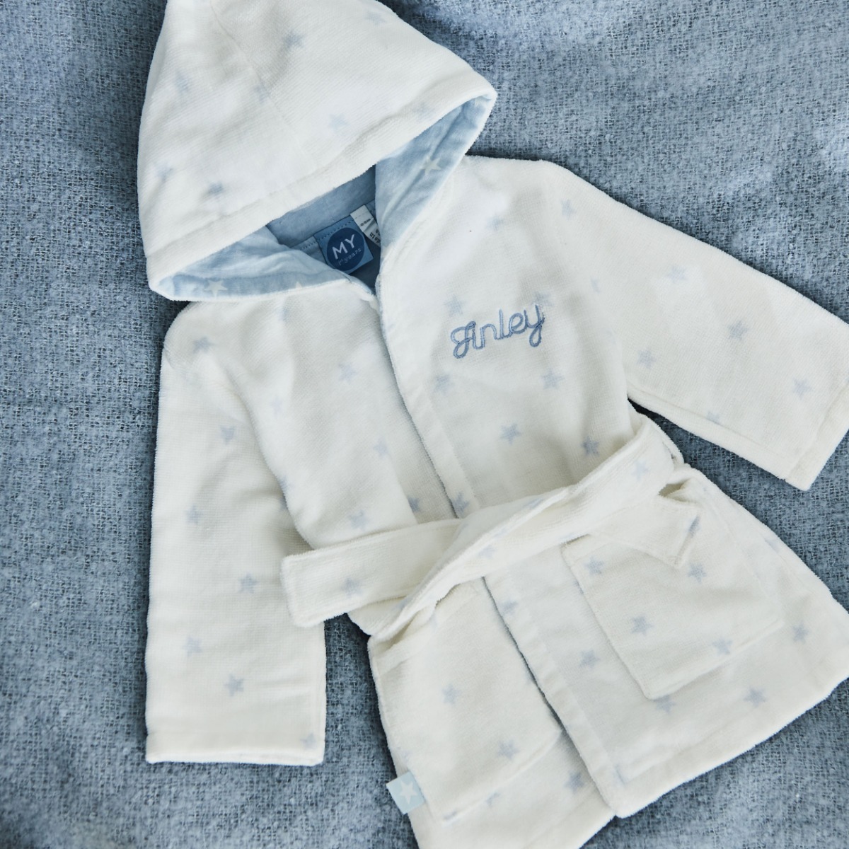 Personalised Star Towelling Robe