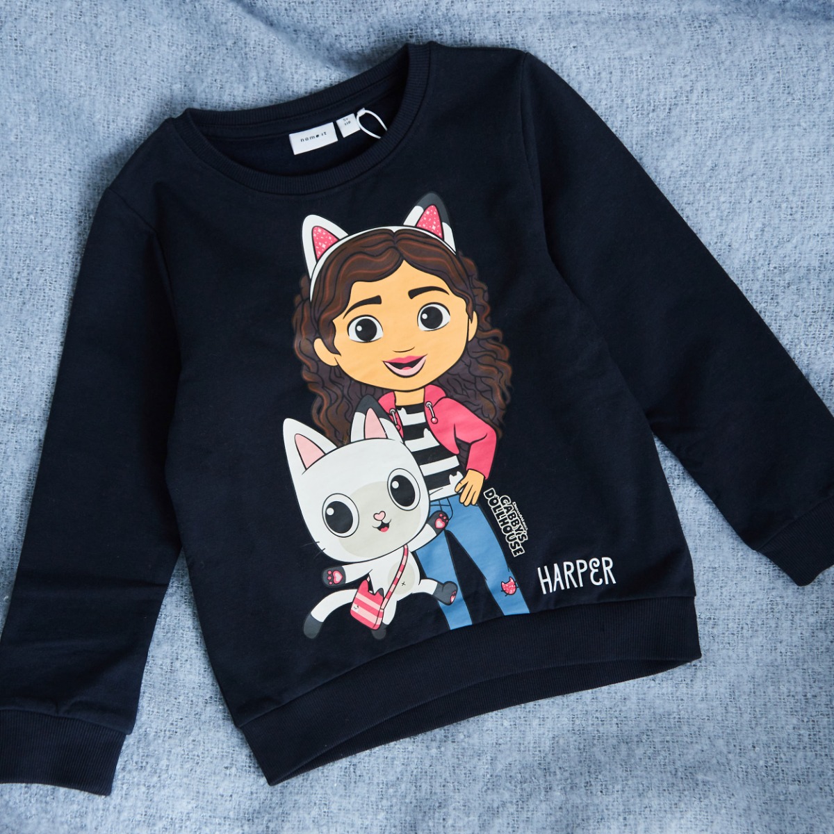 Personalised Gabby’s Dollhouse Dark Sweatshirt