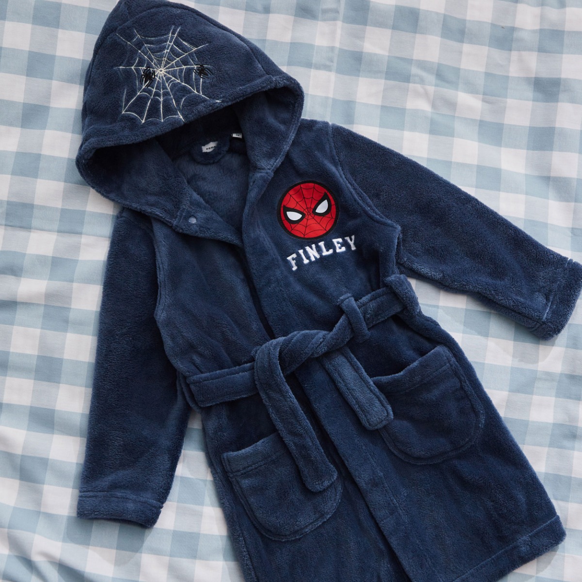 Personalised Spider-Man Fleece Robe