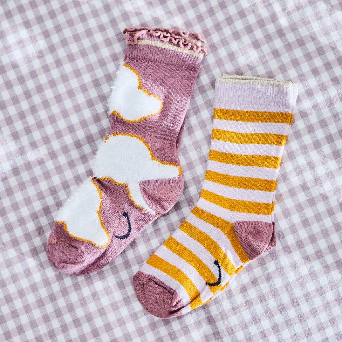 Stych Cloud and Stripe Sock Set