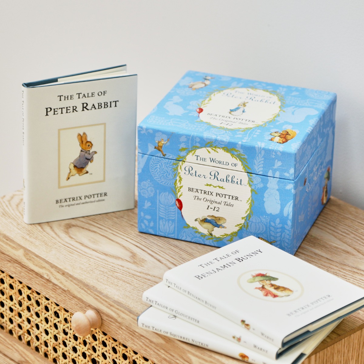 Personalised The World of Peter Rabbit 12 Book Gift Box