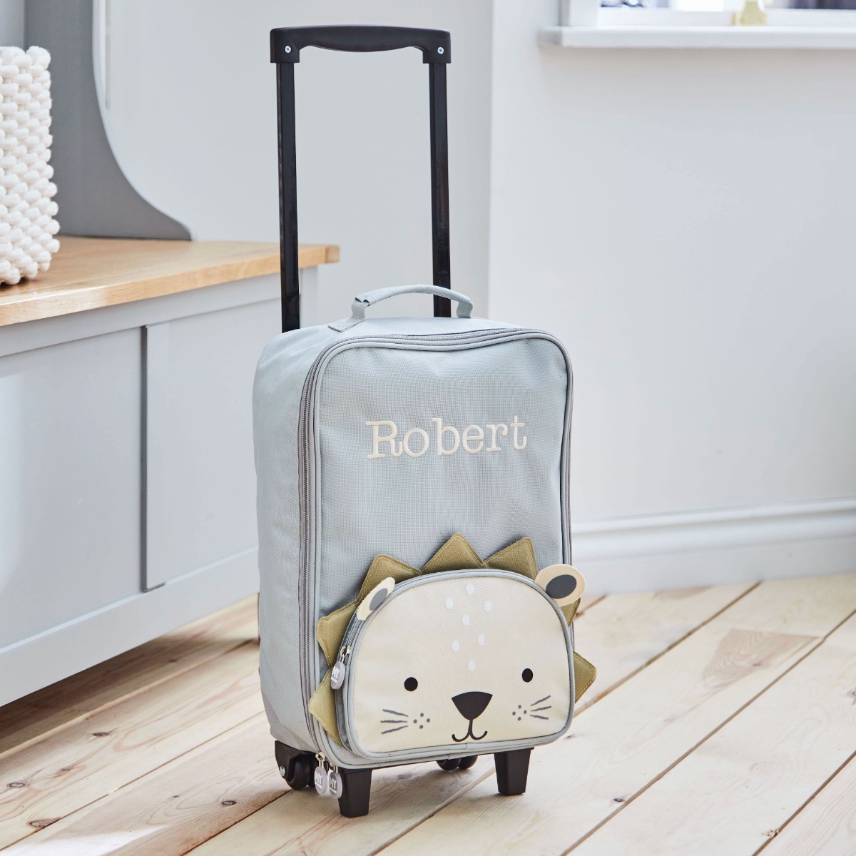 Personalised Lion Suitcase