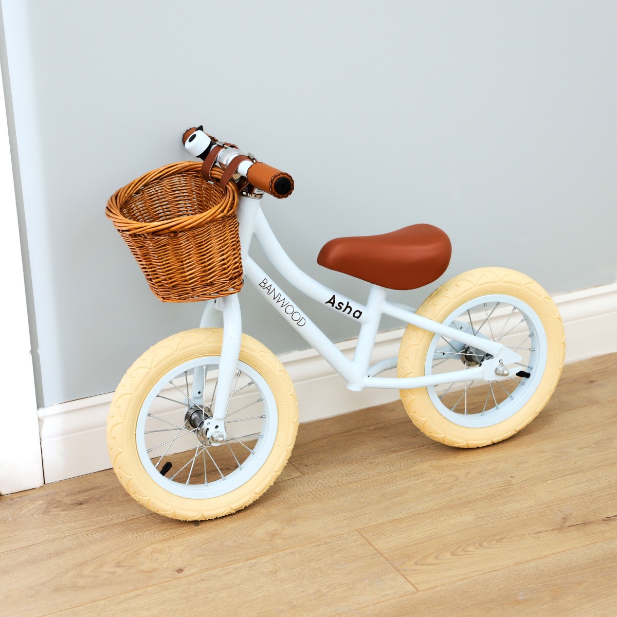 Personalised Banwood First Go Balance Bike in Sky