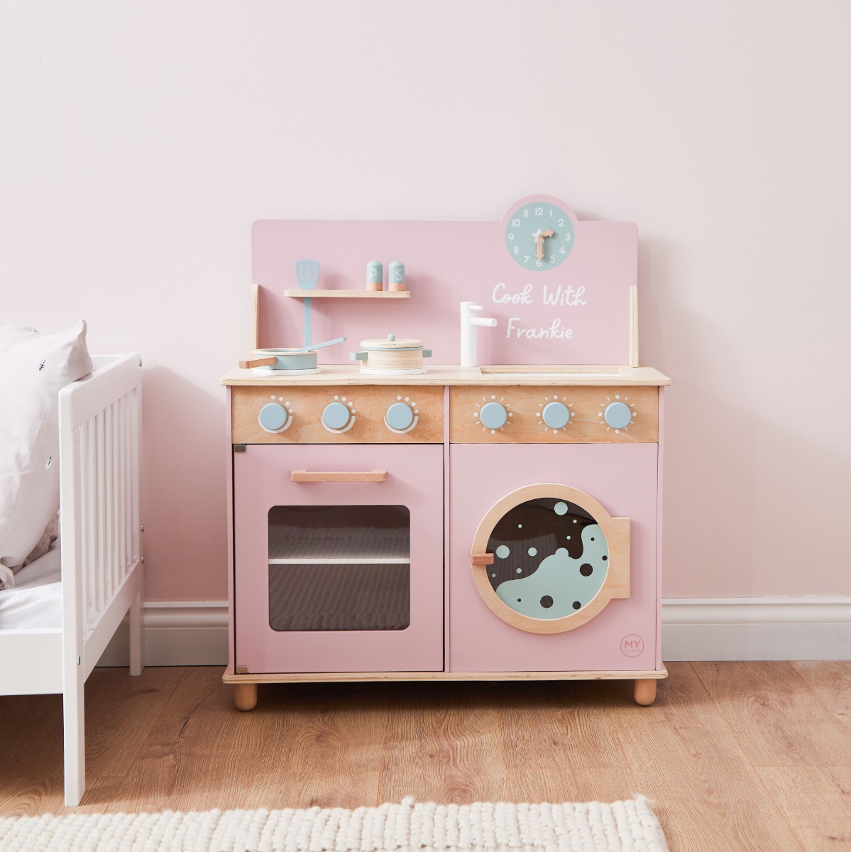 Personalised Wooden Kitchen Play Set