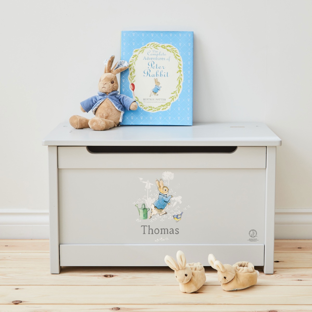 Personalised Peter Rabbit Toy Box