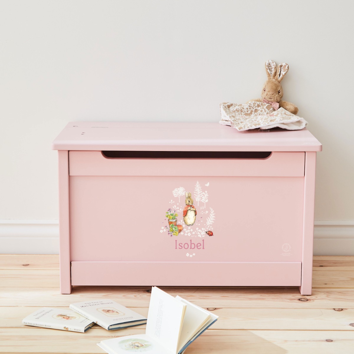 Personalised Flopsy Bunny Toy Box