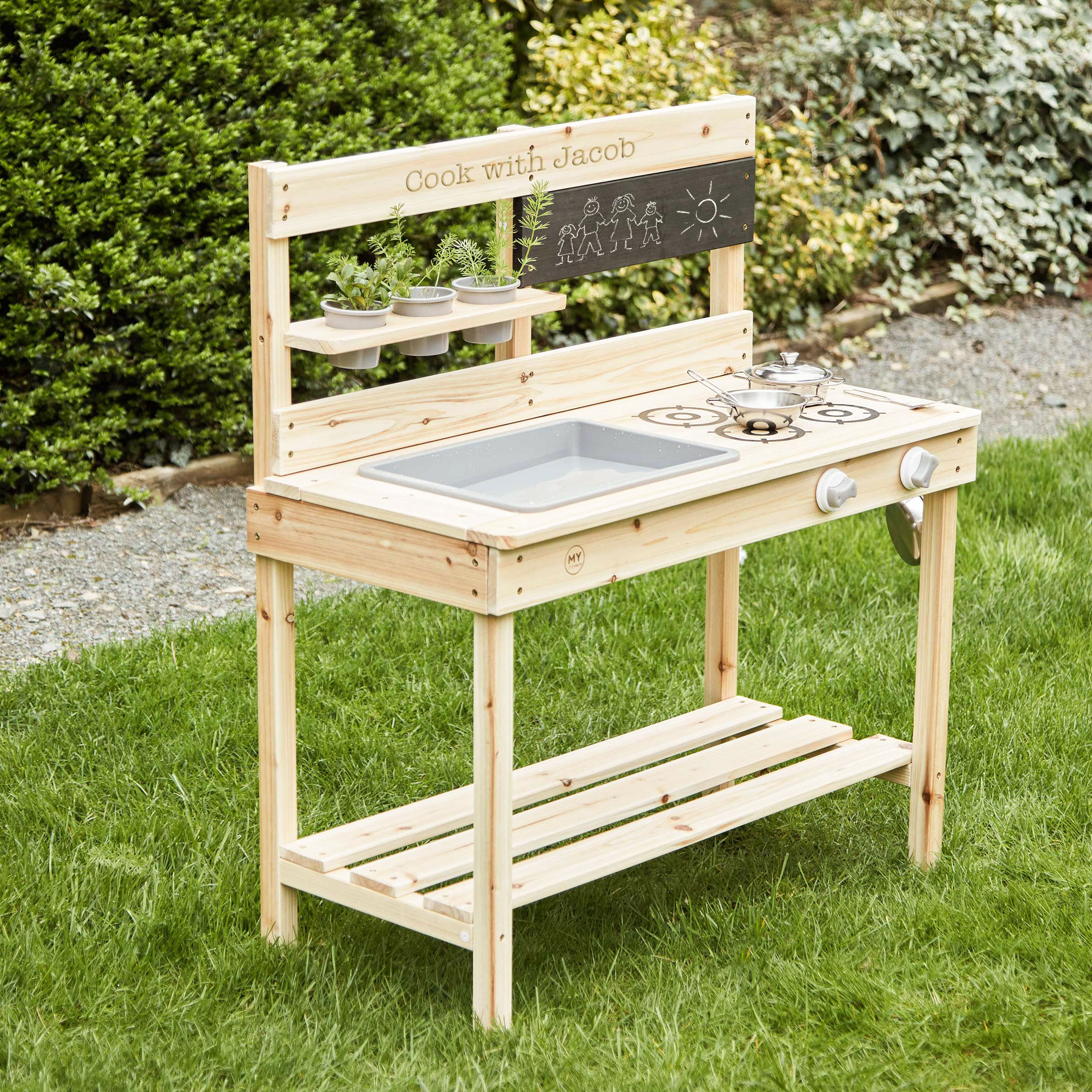 Personalised Wooden Mud Kitchen