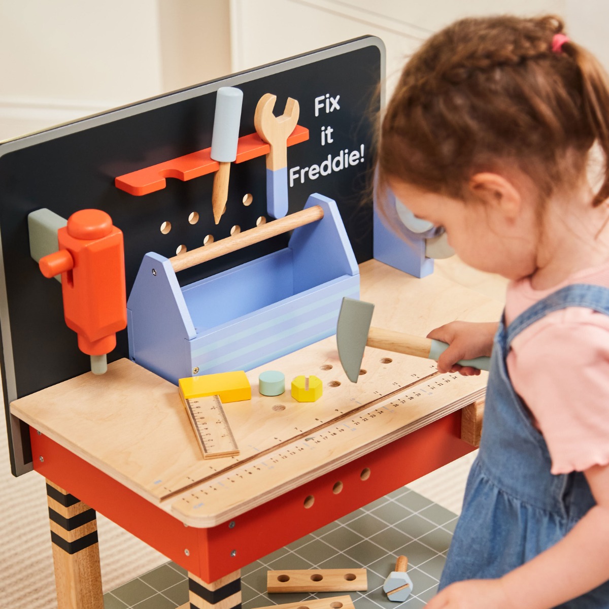 Personalised Tenderleaf Tool Bench Toy