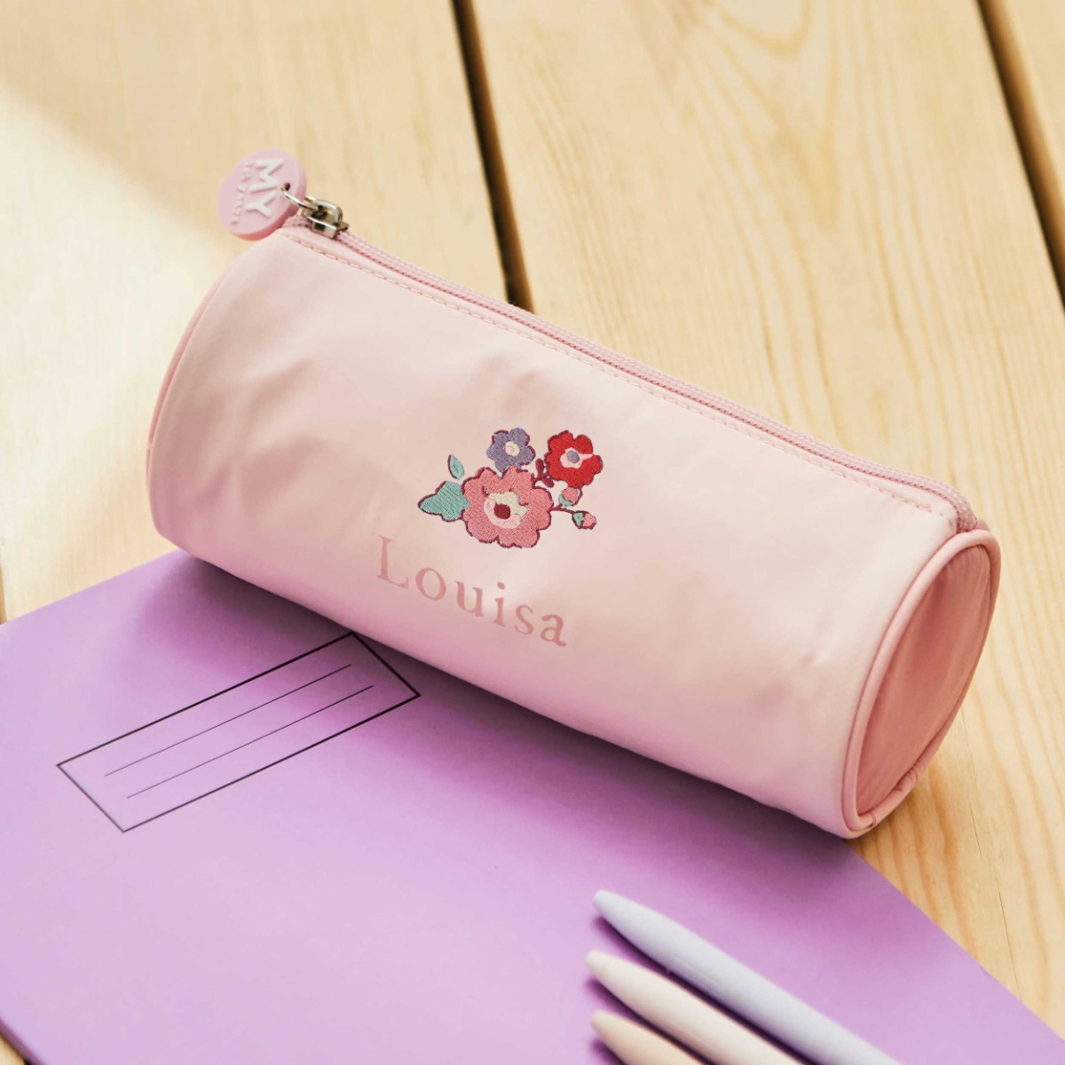 Personalised Floral Pencil Case