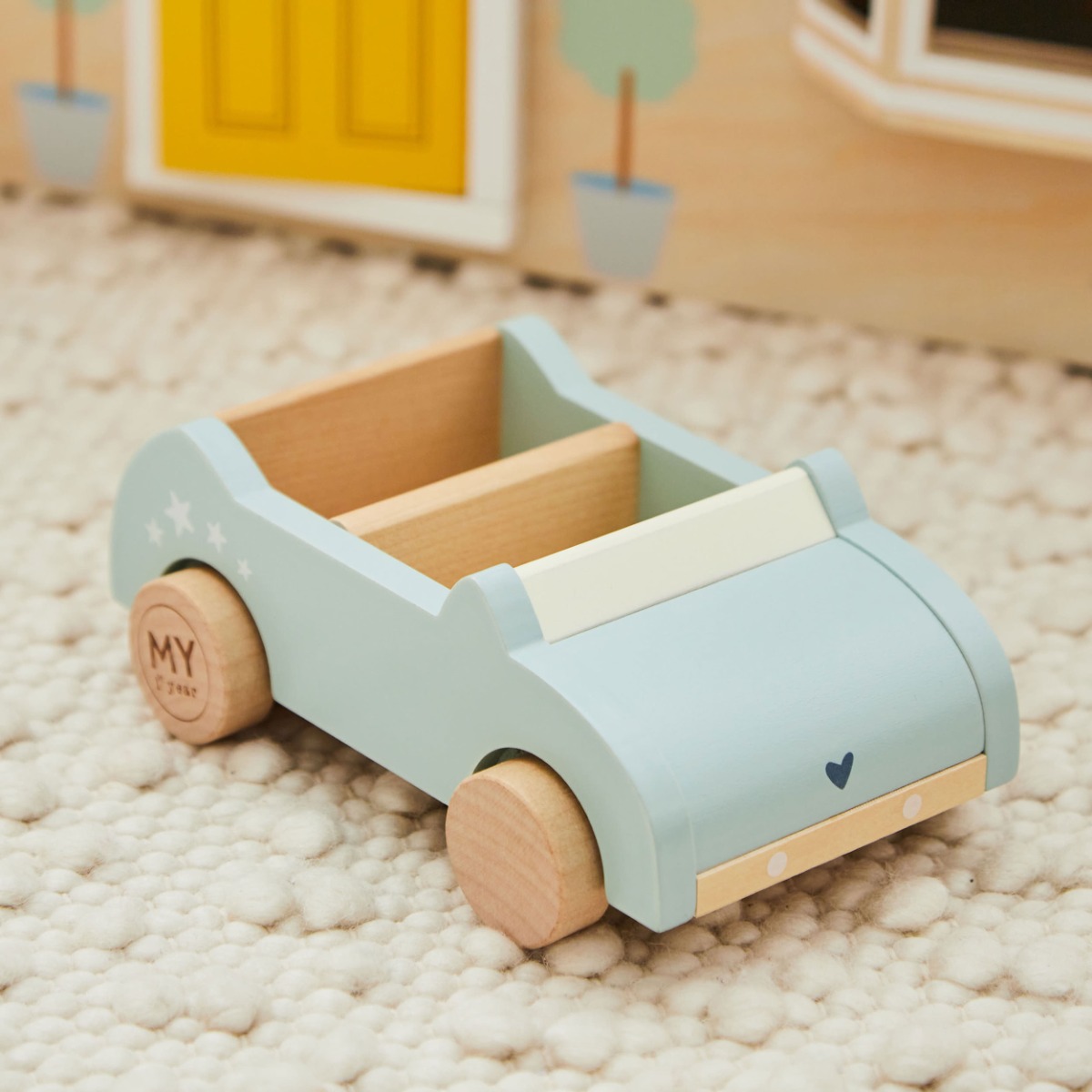 Wooden Doll’s House Car