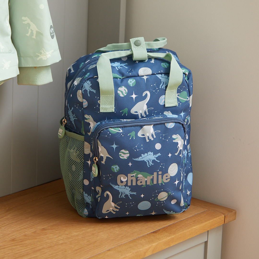 Personalised Natural History Museum Space-Dinosaur Backpack