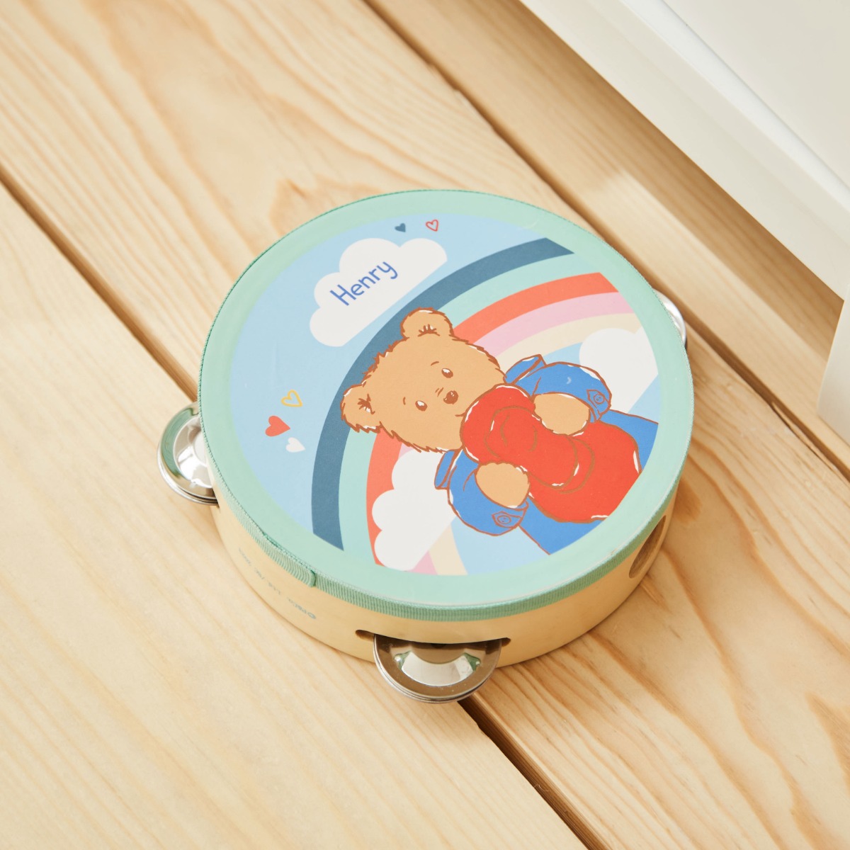 Personalised Paddington Tambourine Toy