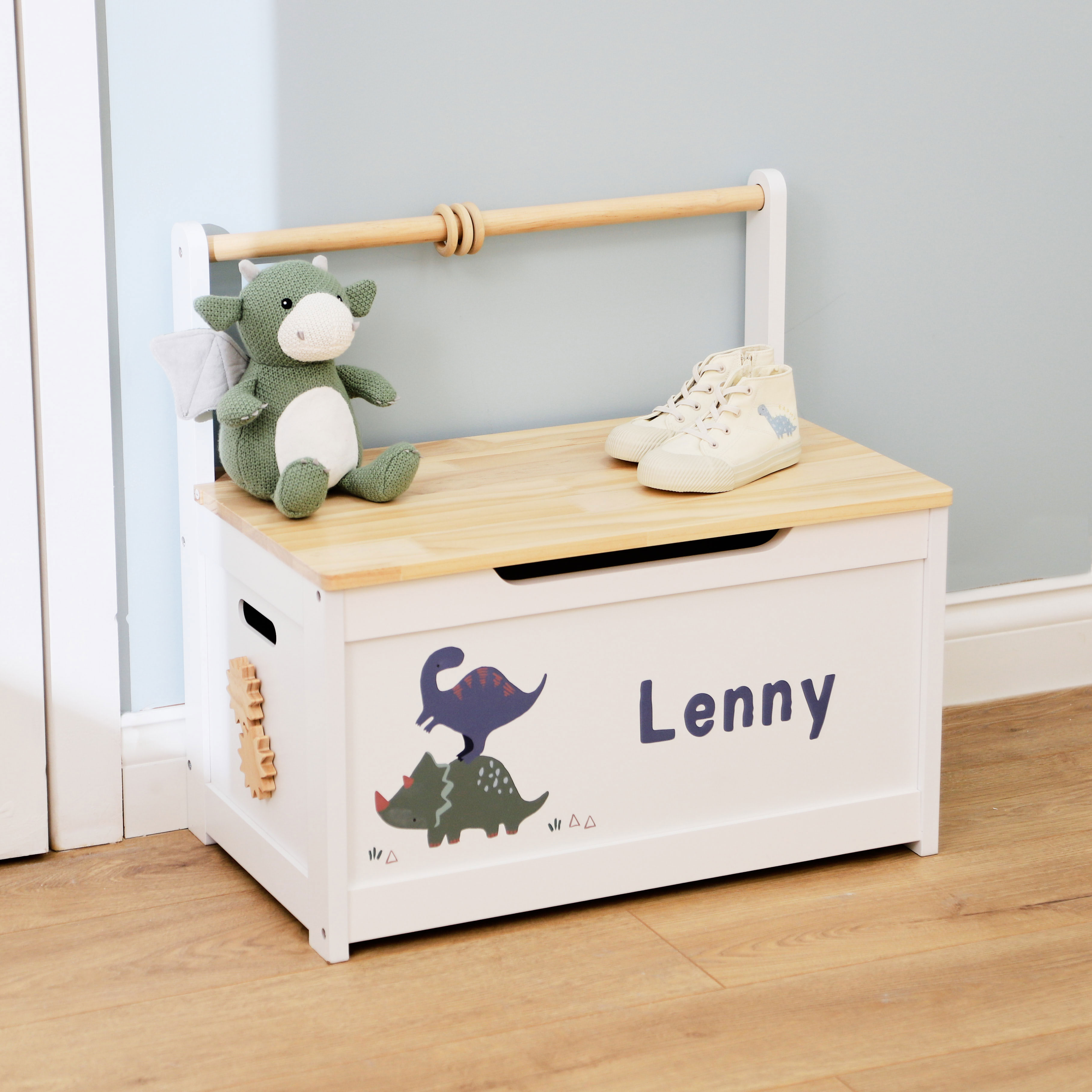 Personalised Dinosaur Activity Bench