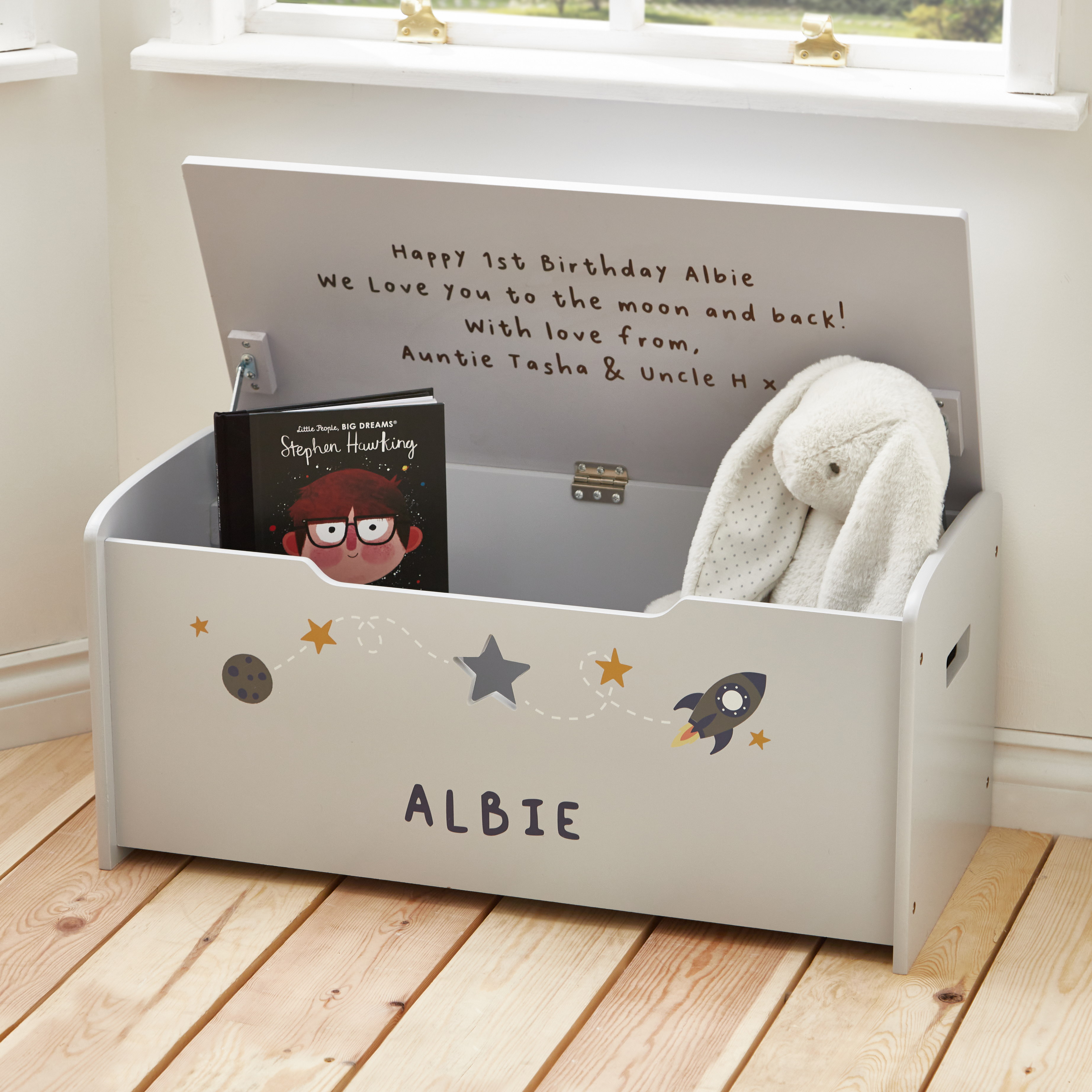 Personalised Large Space Toy Box