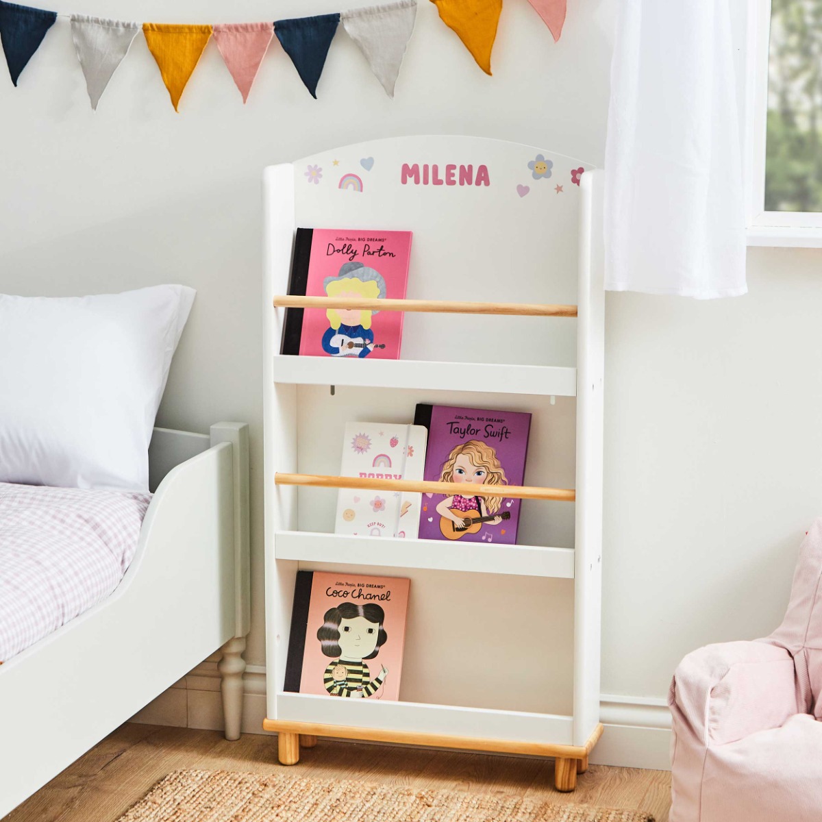 Personalised Cartoon Bookcase