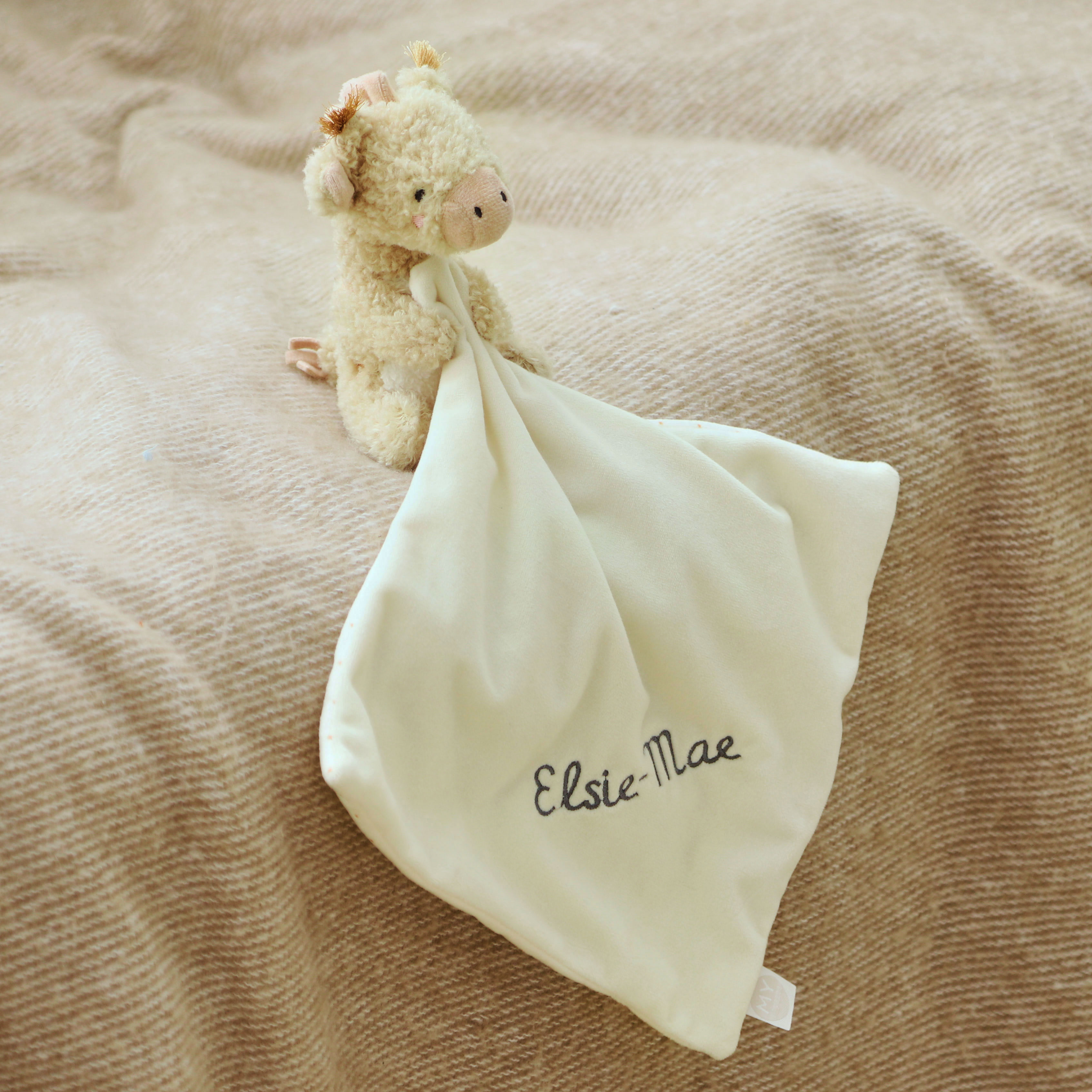 Personalised Giraffe Comforter