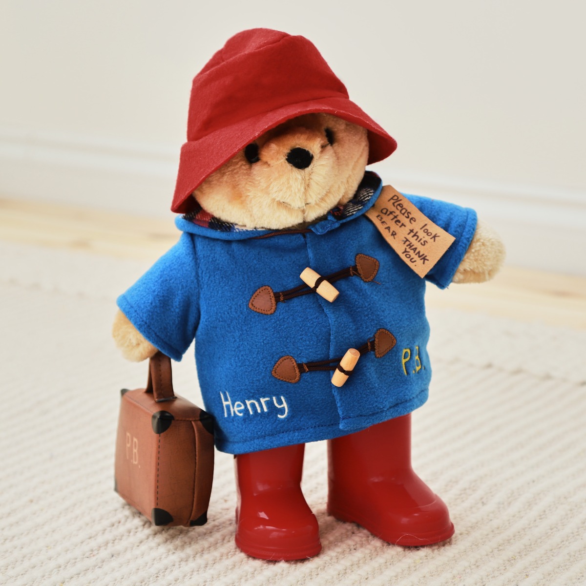 Personalised Large Paddington Bear Plush