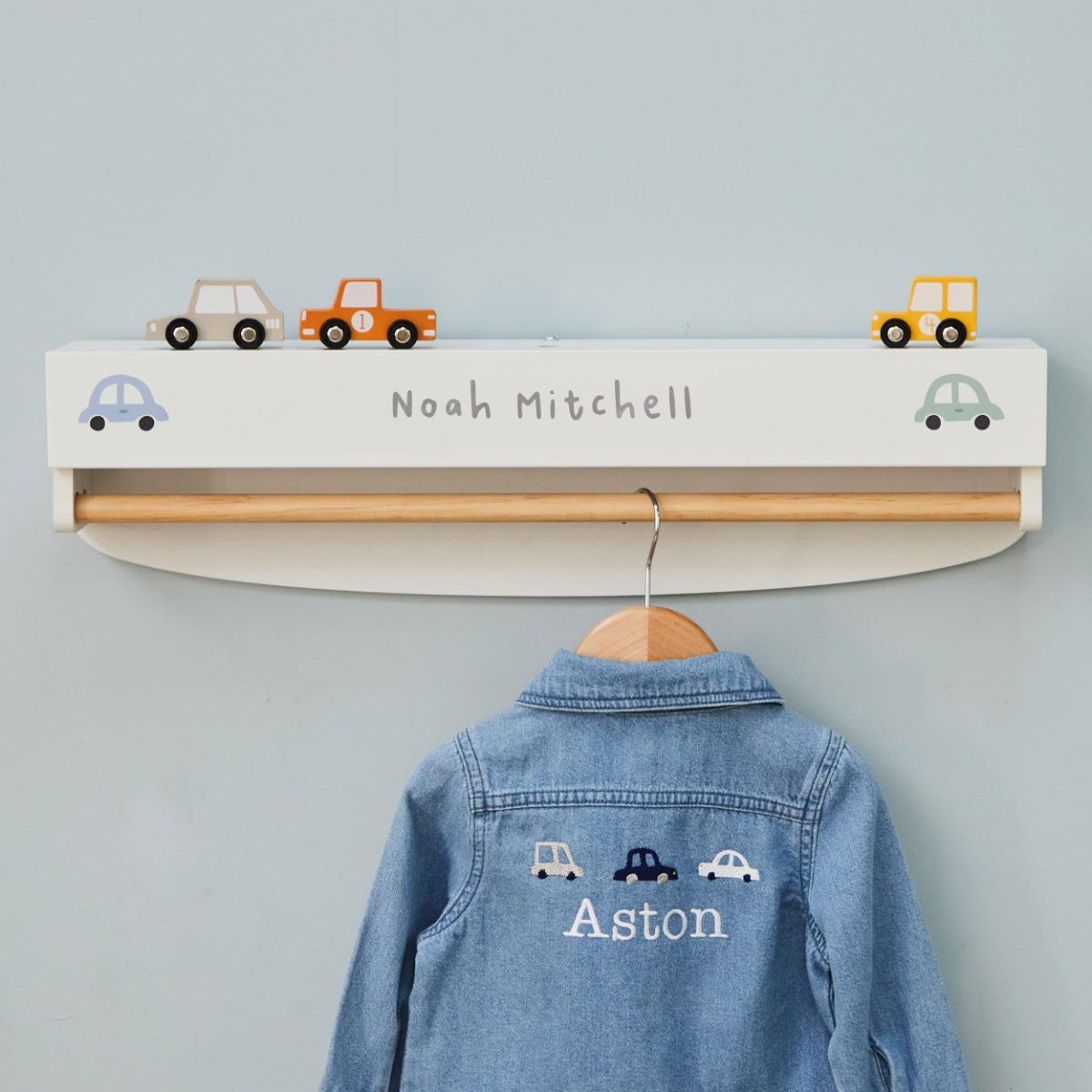 Personalised On The Move Hanging Storage Shelf