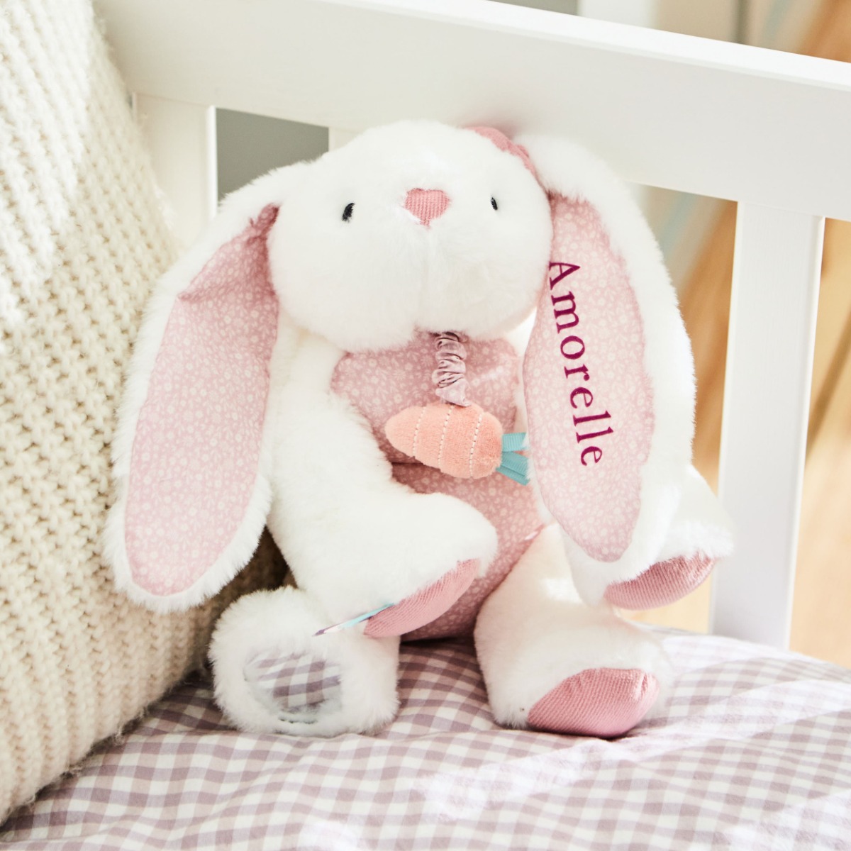 Personalised Bunny Rabbit Activity Toy