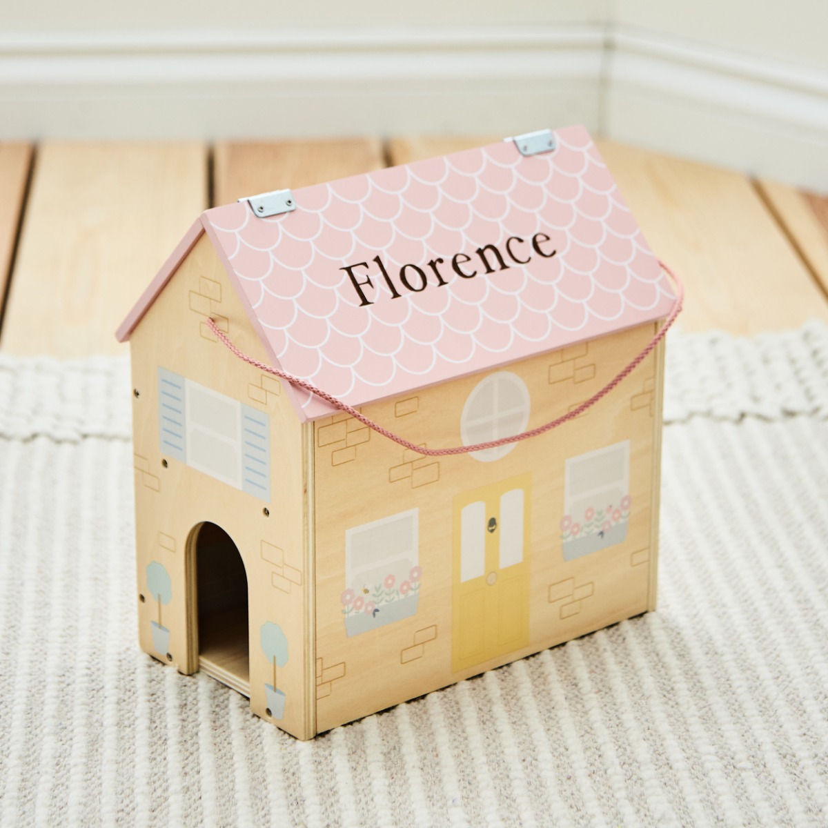 Personalised Wooden Small Doll s House