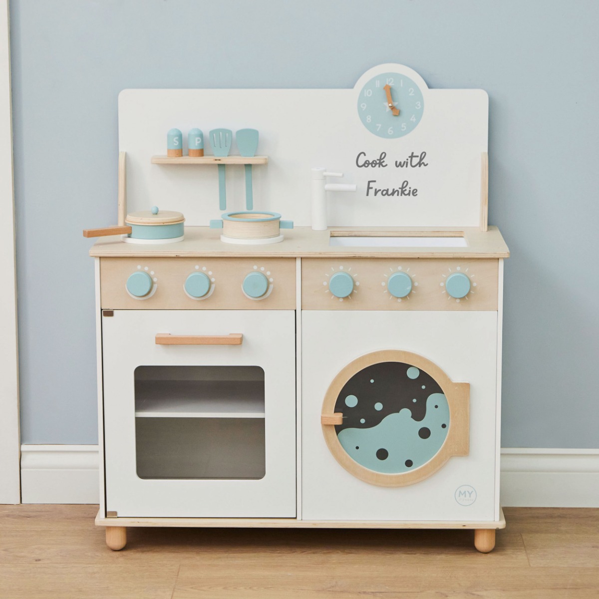 Personalised FSC Wooden Kitchen Washing Machine Toy