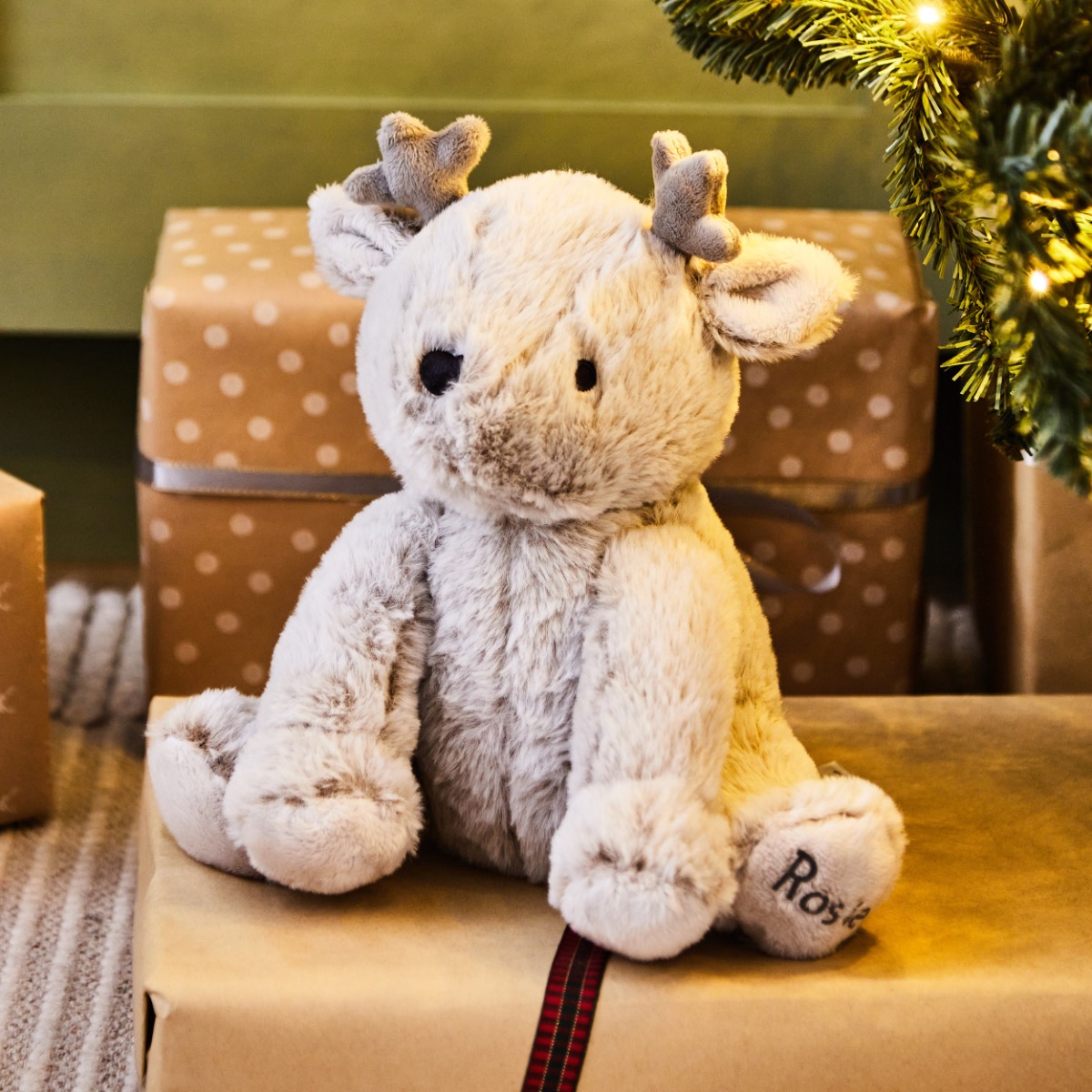 Personalised Reindeer Plush Toy