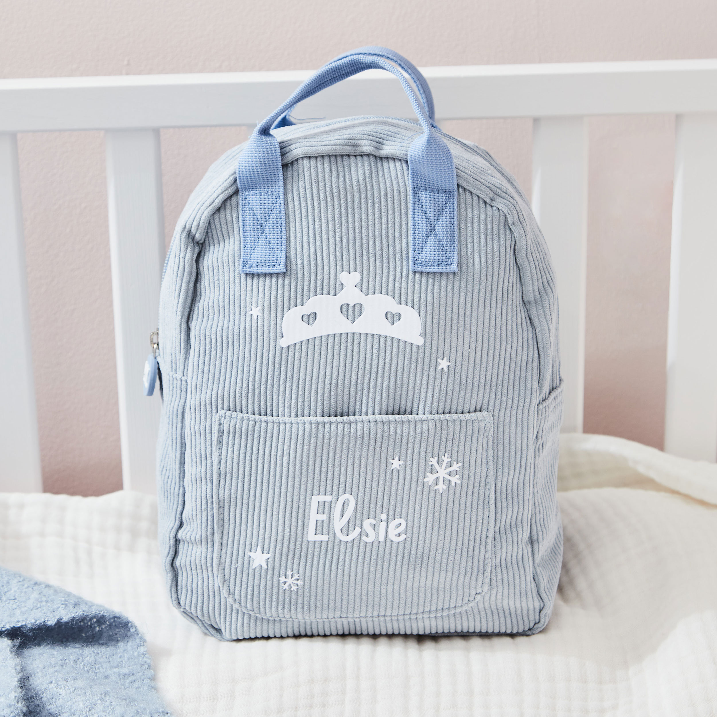 Personalised Princess Cord Mini Backpack