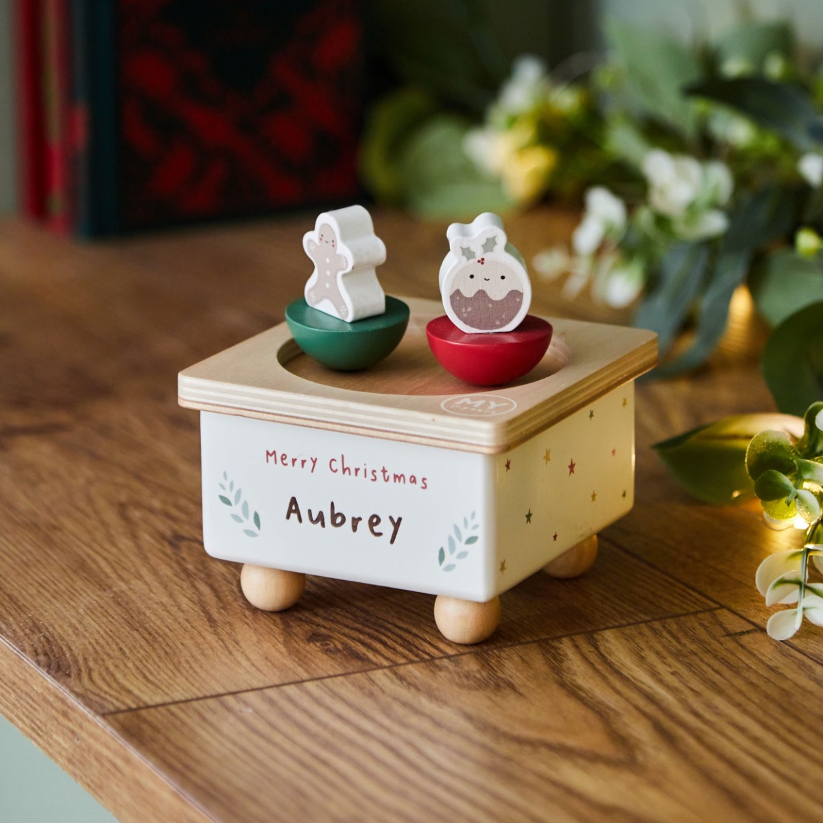 Personalised Christmas Music Box