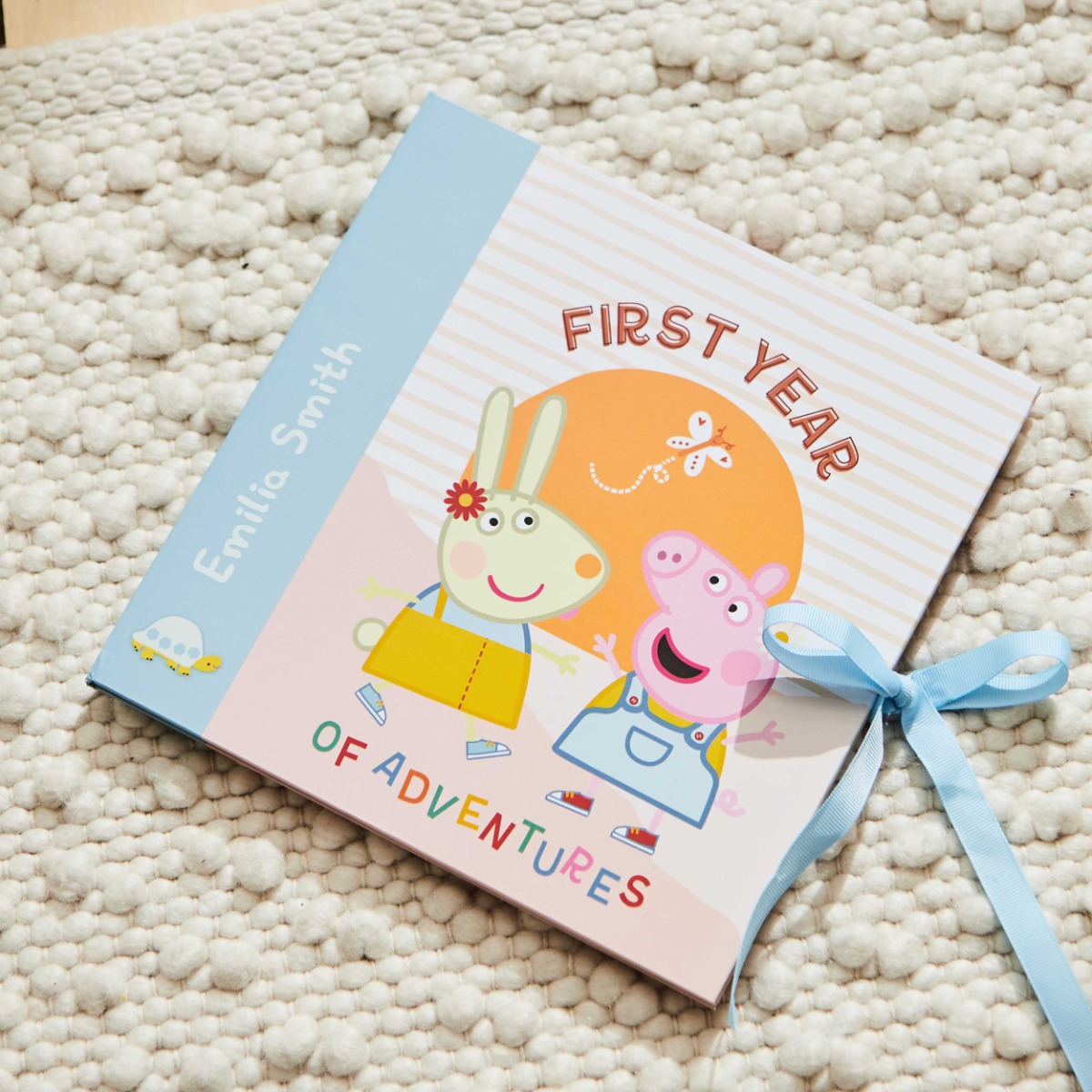 Personalised Peppa Pig First Year Record Book