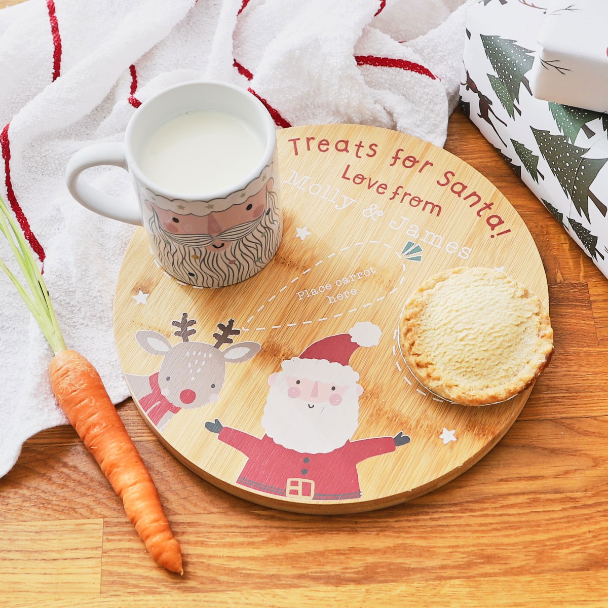 Personalised Santa Christmas Platter