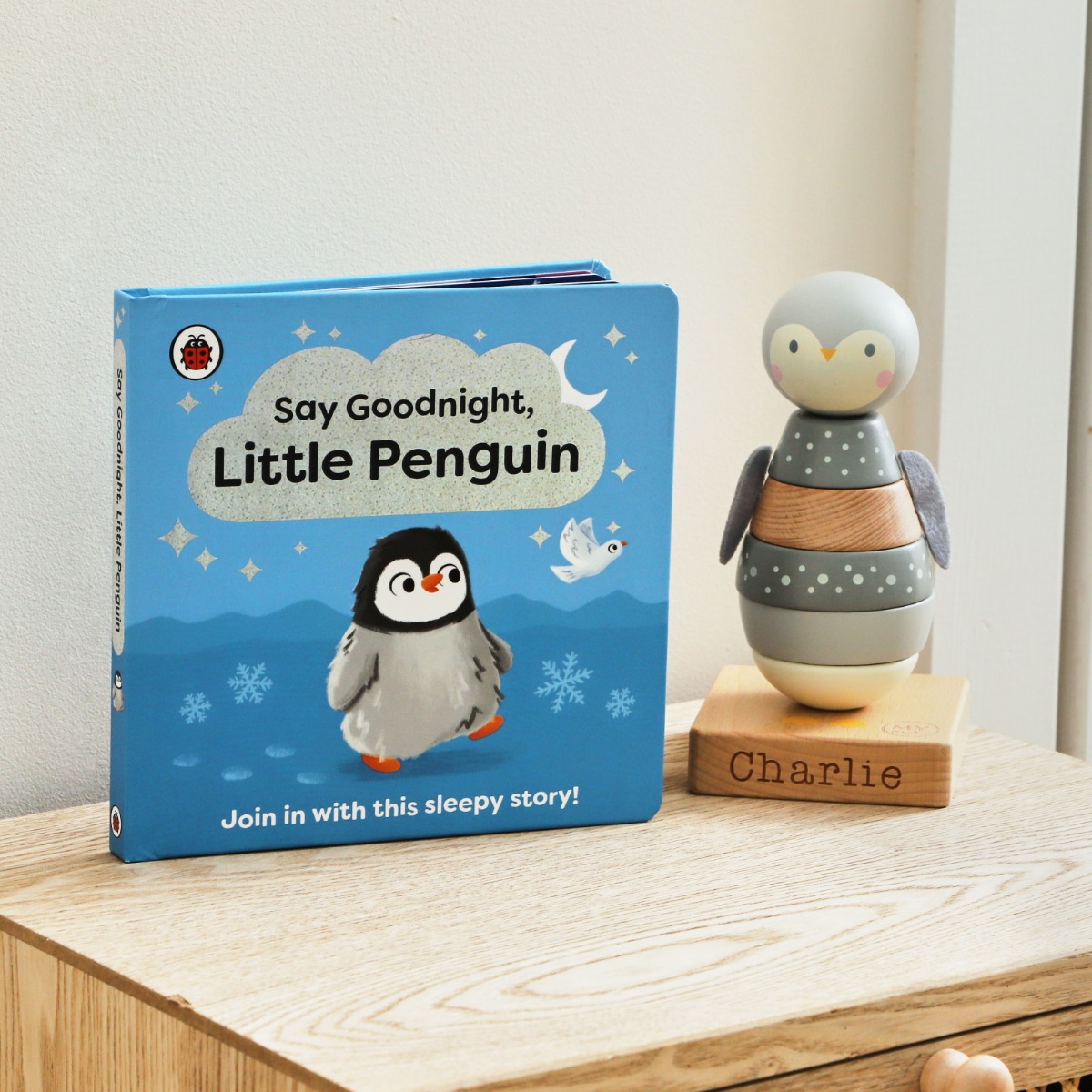 Personalised Penguin Read Play Set