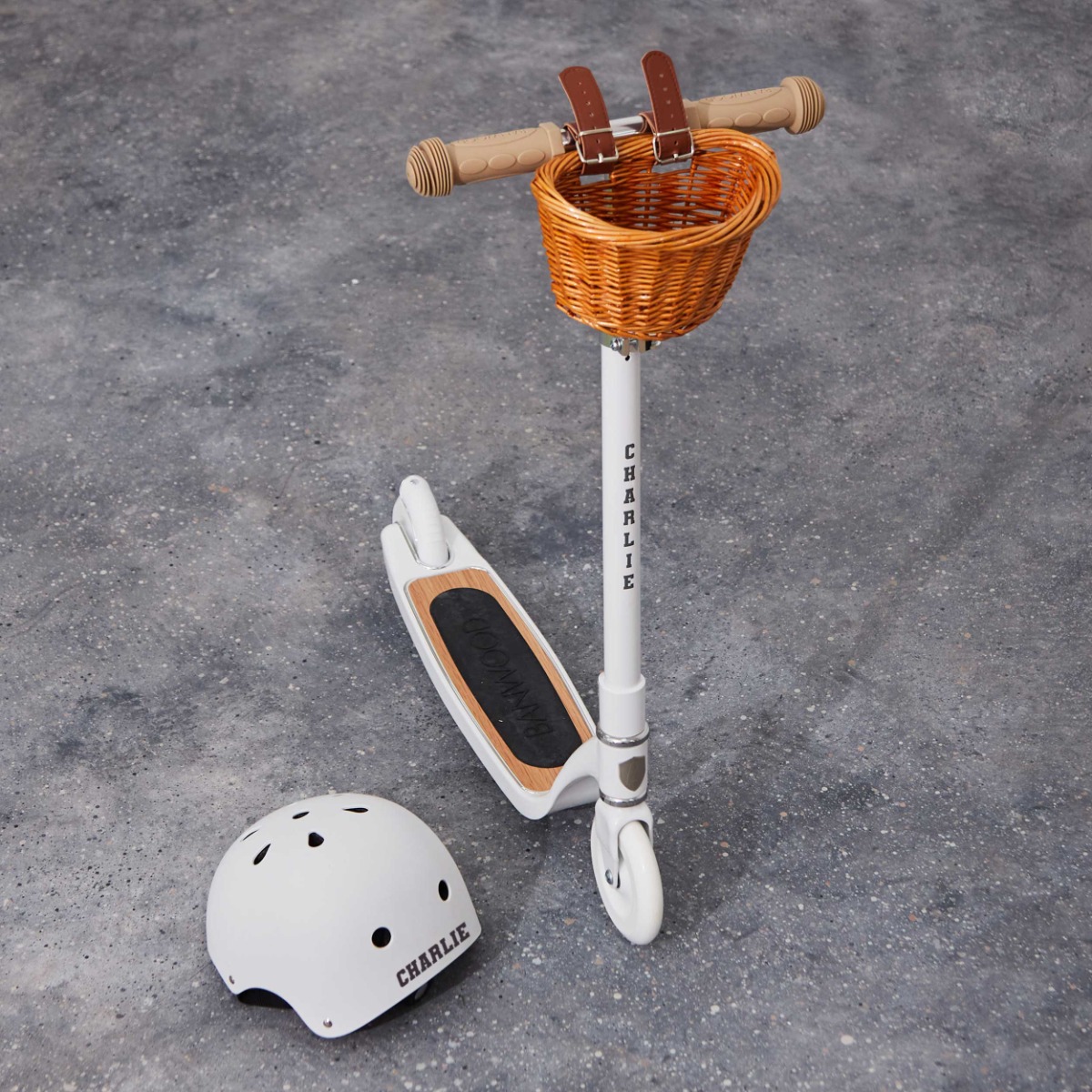 Personalised Banwood Scooter and Helmet Set