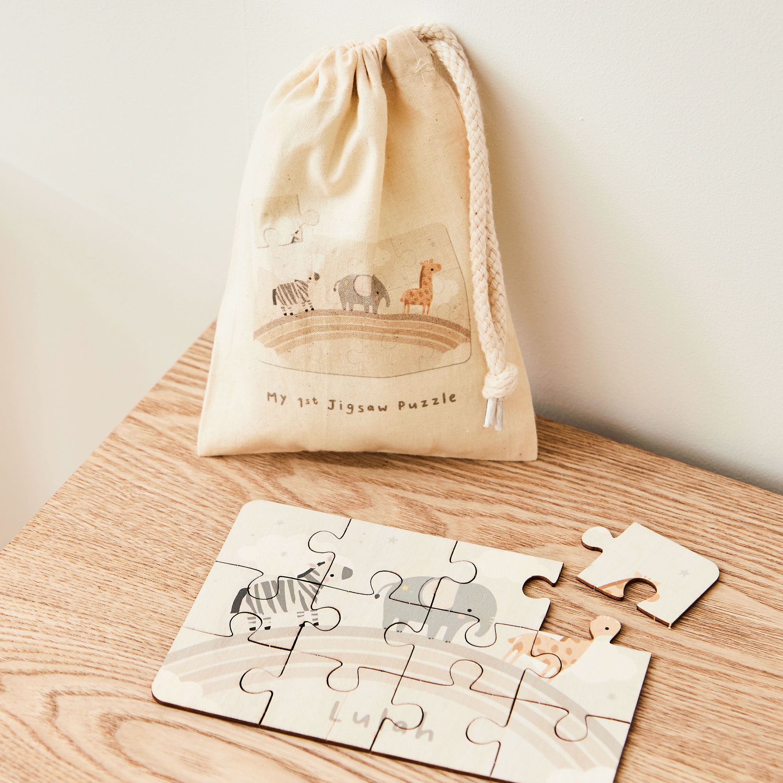 Personalised Born to be Loved Puzzle Set