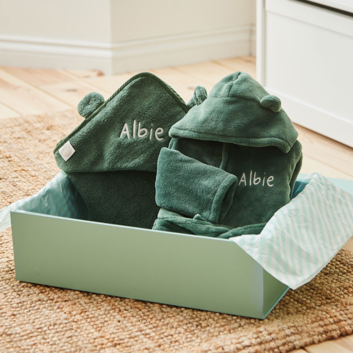 Personalised Forest Splash and Snuggle Gift Set