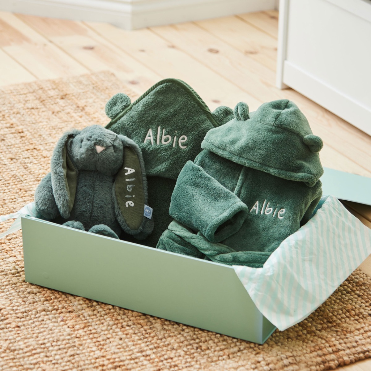 Personalised Forest Splash Snuggle and Cuddle Gift Set