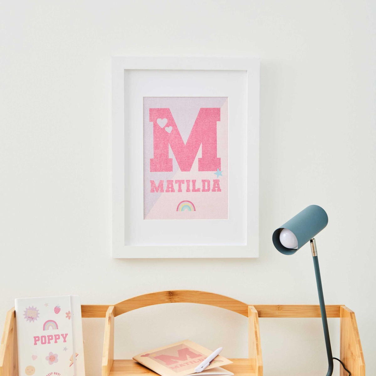 Personalised Initial Framed Wall Art