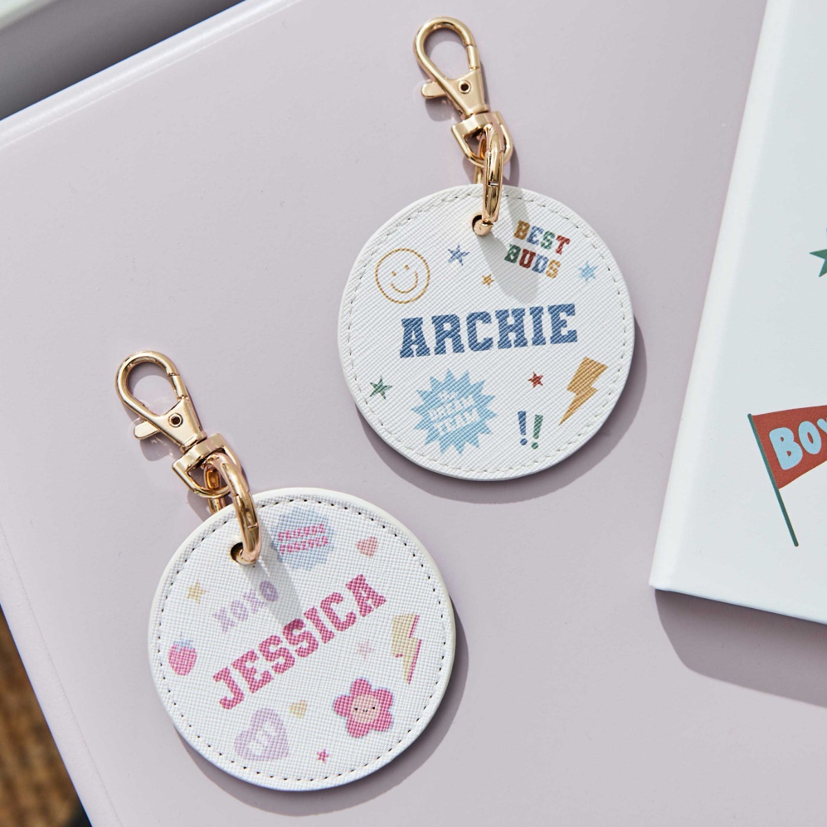 Personalised Best Friends Mix Match Keyring Set